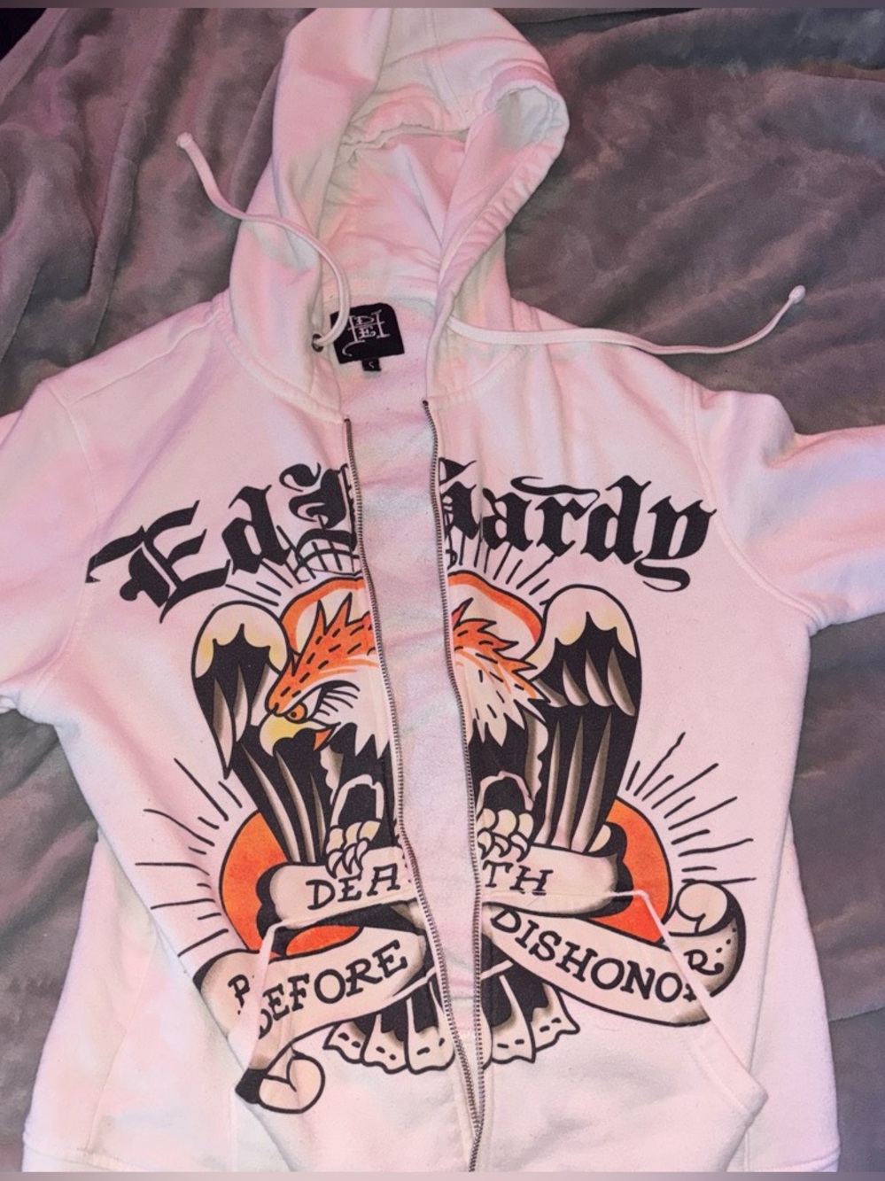Ed Hardy Hoodie Zip Up